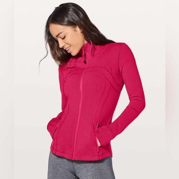 Lululemon Define Jacket In Ruby Red - Picture 1 of 12
